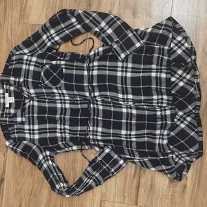 Button down maternity top